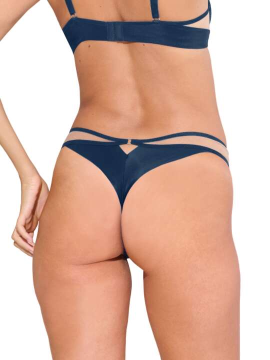 12375LI Brésilien échancré CHARISMA Lisca Bleu face
