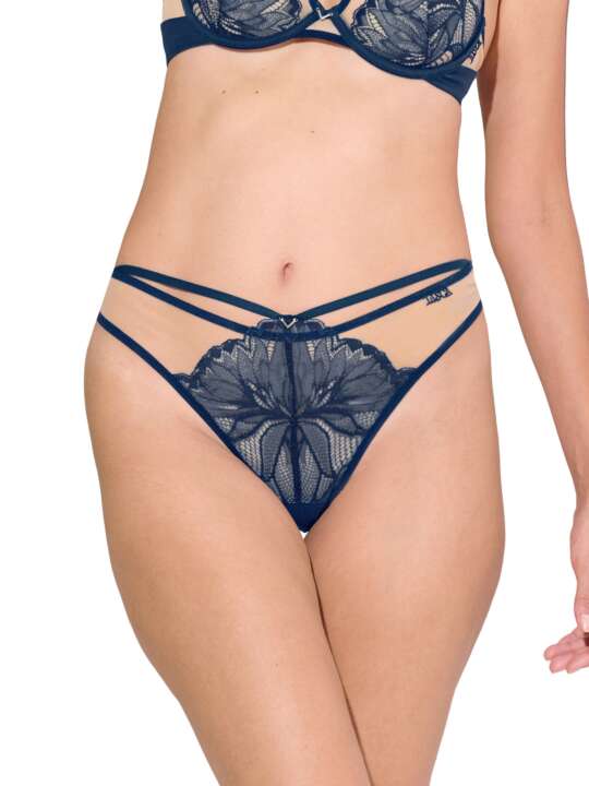 12375LI Brésilien échancré CHARISMA Lisca Bleu face
