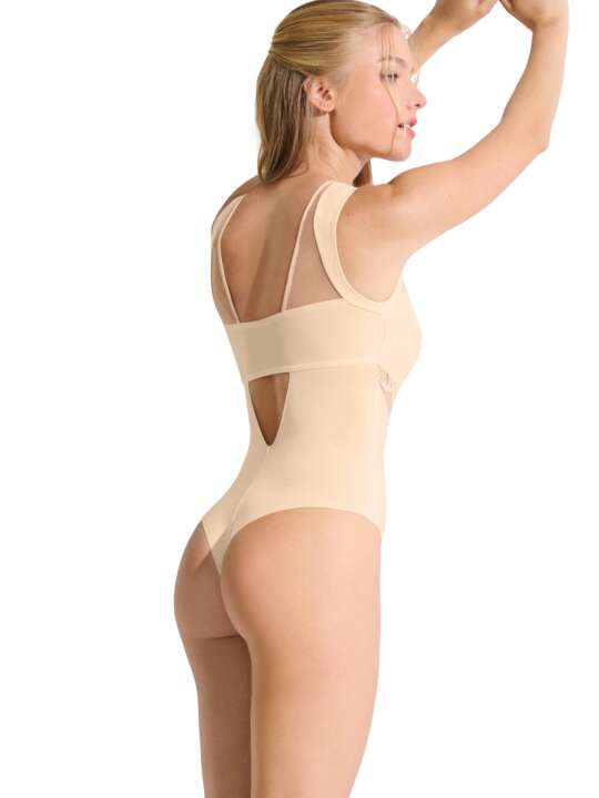 13121LI Body brésilien sans armatures CHARISMA Lisca Beige face