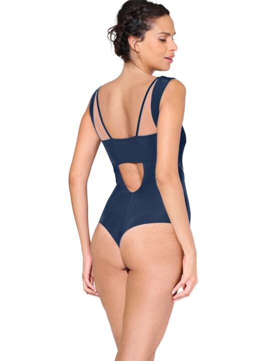 13121LI Body brésilien sans armatures CHARISMA Lisca Bleu face