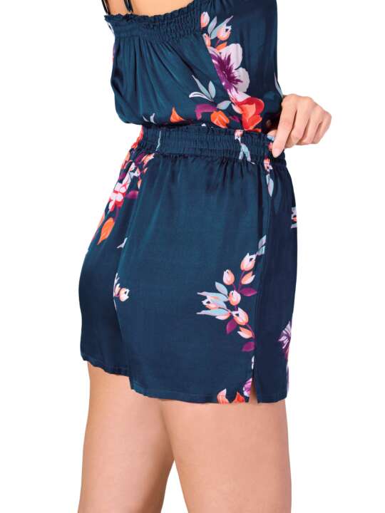 23450LI Bas pyjama short AMARYLLIS Lisca Bleu face