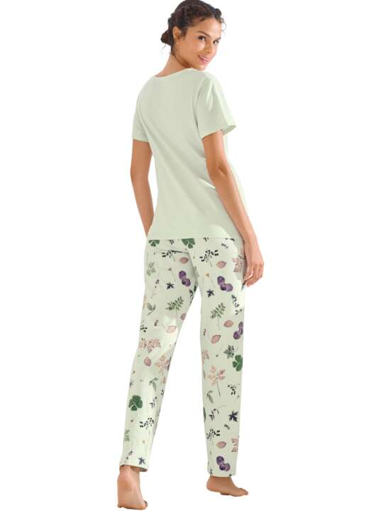 23458LI Pyjama pantalon t-shirt POMPEYA Lisca Imprimé face