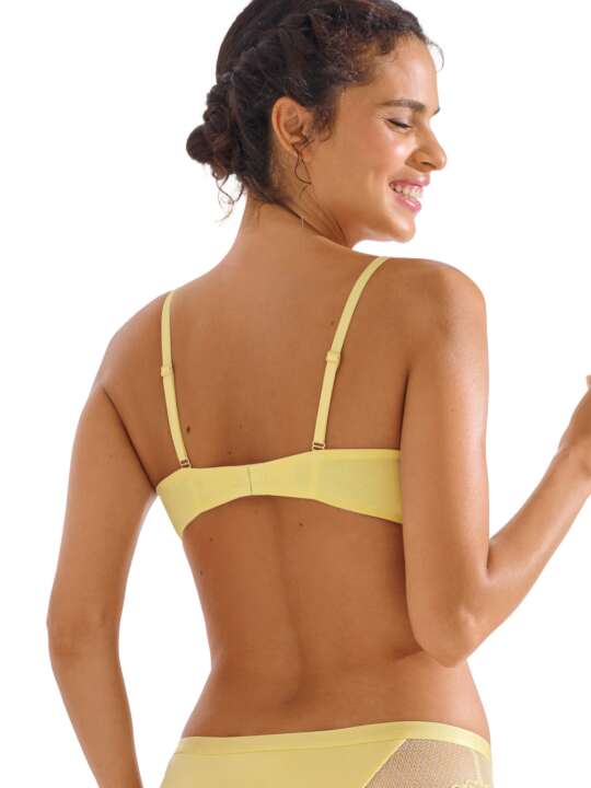 20400LI Soutien-gorge armaturé POMPEYA Lisca Jaune face