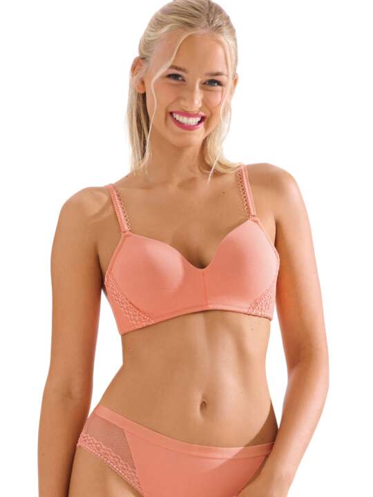 20402LI Soutien-gorge préformé sans armatures POMPEYA Lisca Rose face