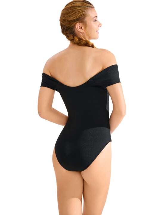 43574LI Underwired one-piece swimming costume IMPERIA Lisca Black face