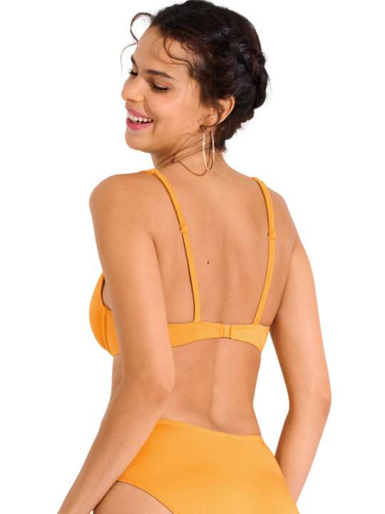 40807LI Haut maillot de bain armaturé KARPATHOS Lisca Cheek Jaune face