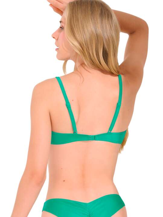40809LI Haut maillot de bain push-up KARPATHOS Lisca Cheek Vert face