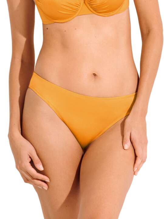 41698LI Bas maillot slip de bain KARPATHOS Lisca Cheek Jaune face