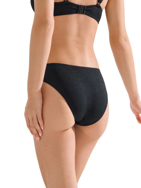 41724LI Bas maillot slip de bain MALAGA Lisca Noir face
