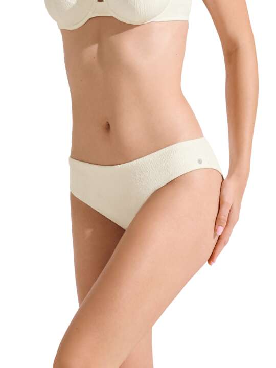 41724LI Bas maillot slip de bain MALAGA Lisca Ivoire face