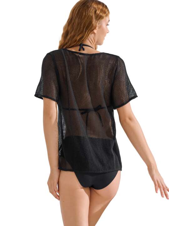 49590LI T-shirt à manches courtes MALAGA Lisca Noir face