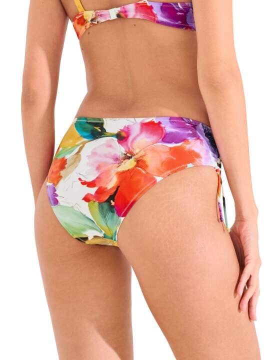 41691LI Swimming costume bottoms with adjustable sides ROMA Lisca White face