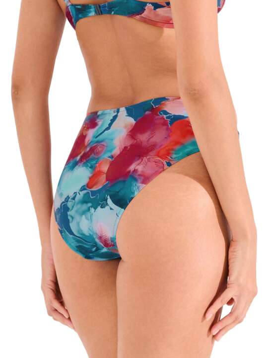 41691LI Swimming costume bottoms with adjustable sides ROMA Lisca Blue face