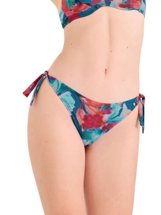 41692LI Swimming costume knickerbockers ROMA Lisca Blue face