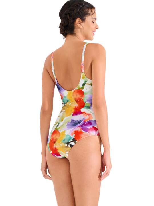 43565LI Preformed one-piece swimming costume ROMA Lisca White face