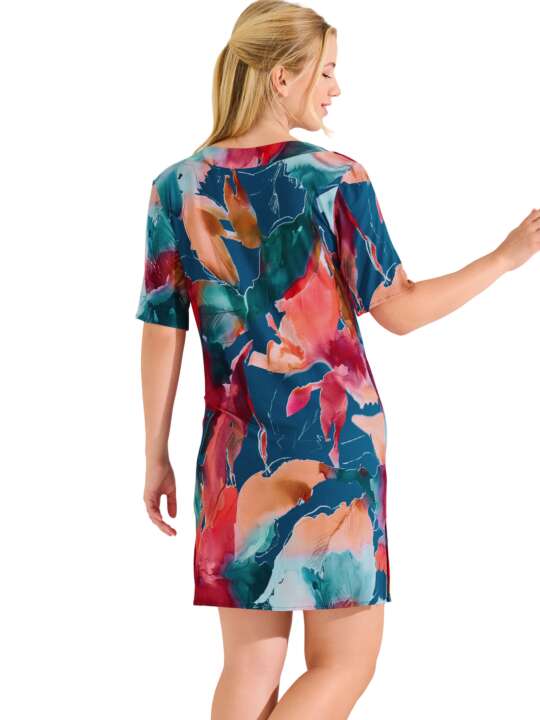 49596LI Short-sleeved summer tunic ROMA Lisca Blue face