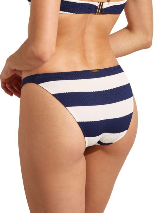 BL807SE Low cut bikini briefs ARTEMISA Selmark Mare Navy Blue face