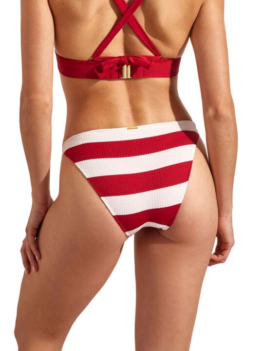 BL807SE Low cut bikini briefs ARTEMISA Selmark Mare Red face