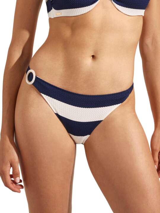 BL807SE Low cut bikini briefs ARTEMISA Selmark Mare Navy Blue face