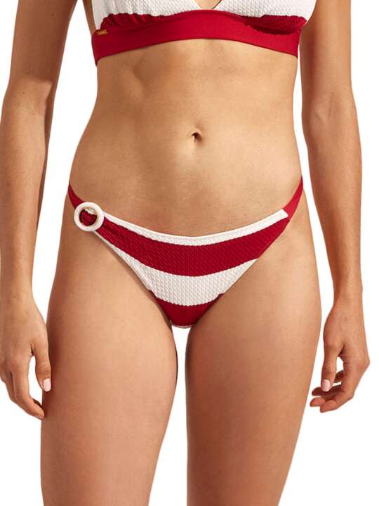 BL807SE Low cut bikini briefs ARTEMISA Selmark Mare Red face