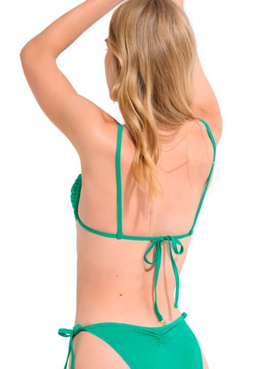 40811LI Underwired bandeau top KARPATHOS Lisca Cheek Green face