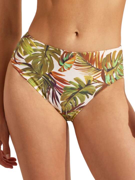BN003SE High waist swimming costume bottoms JADE Selmark Mare Ivory face