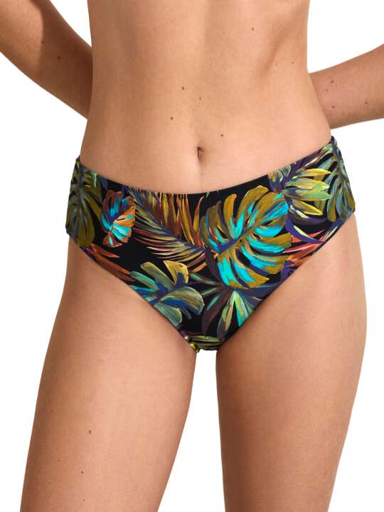 BN003SE High waist swimming costume bottoms JADE Selmark Mare Black face