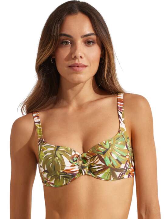 BN012SE Swimming costume top JADE Selmark Mare Ivory face
