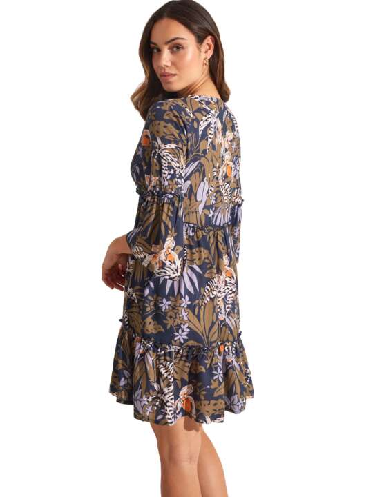 BL998SE Summer tunic AMAZONIA Selmark Mare Navy Blue face