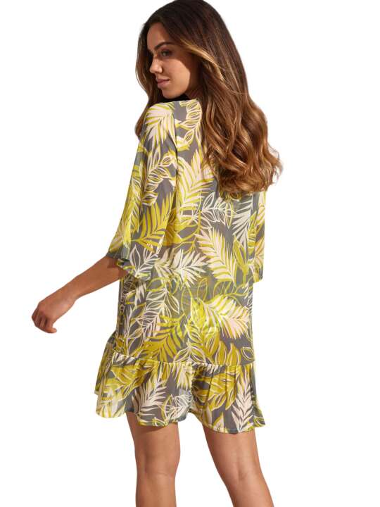 BM598SE Beach tunic HA-LONG Selmark Mare Yellow face