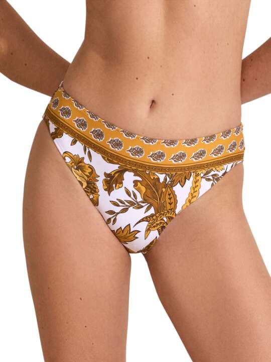 BM202SE Swimming costume bottoms ACANTHUS Selmark Mare Yellow face