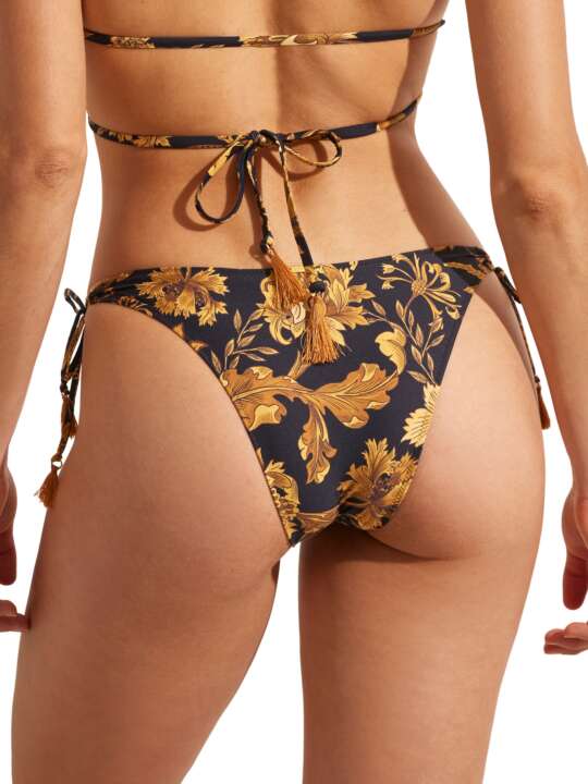 BM204SE Brazilian swimwear stockings ACANTHUS Selmark Mare Black face