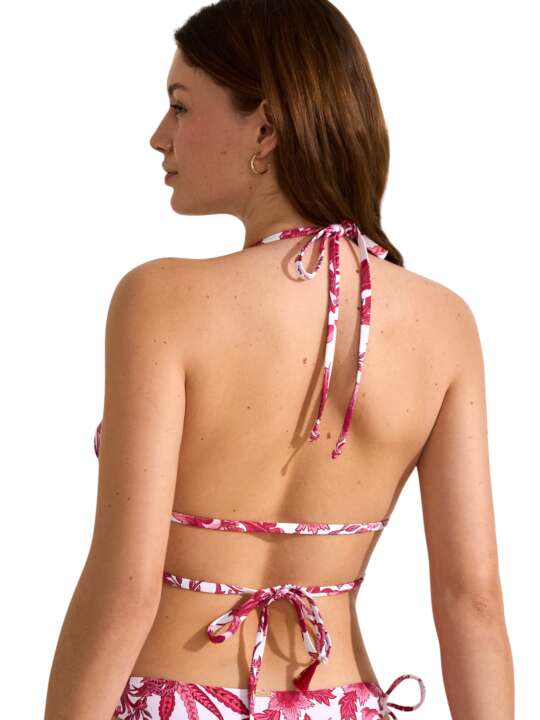 BM210SE Haut maillot de bain traingle préformé ACANTHUS Selmark Mare Rose face