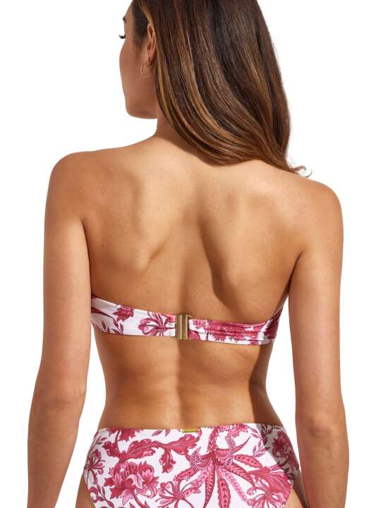 BM216SE Haut maillot de bain bandeau ACANTHUS Selmark Mare Rose face