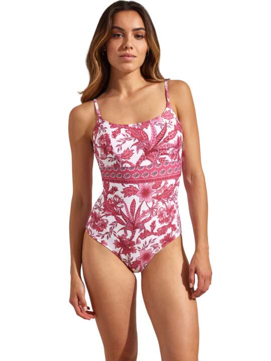 BM258SE Maillot de bain une pièce préformé ACANTHUS Selmark Mare Rose face