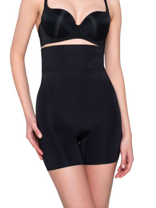 25126LU Panty taille ultra haute gainant SCULPT Luna Splendida Noir face