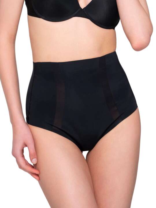 25128LU String taille haute gainant SCULPT Luna Splendida Noir face