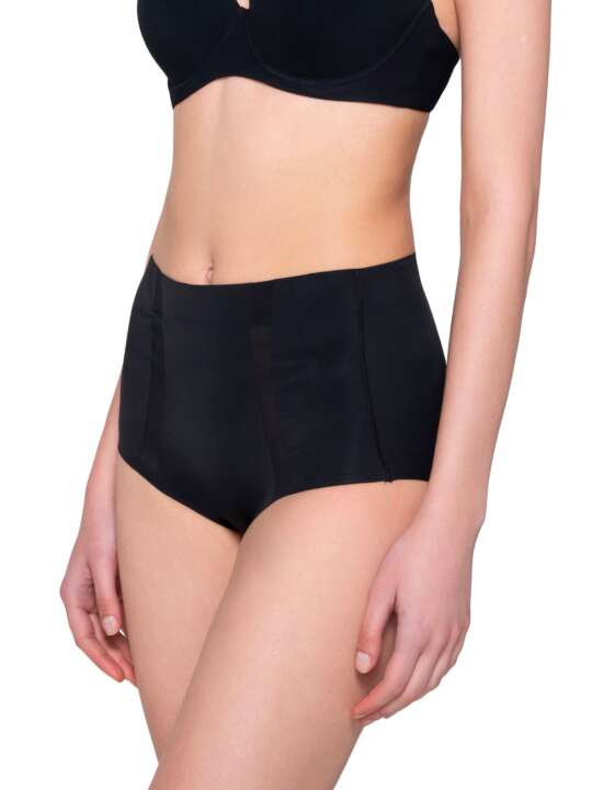 25129LU Slip taille haute gainant SCULPT Luna Splendida Noir face