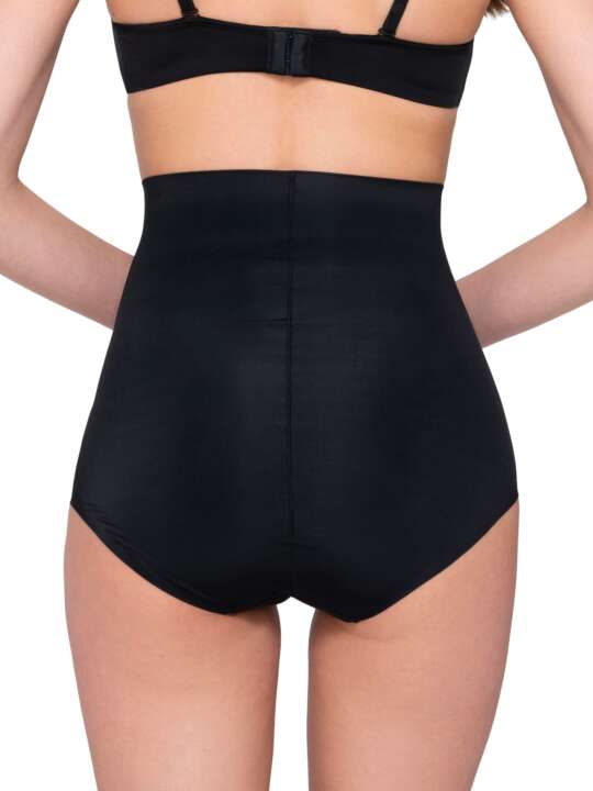 25130LU Slip taille ultra haute gainant SCULPT Luna Splendida Noir face