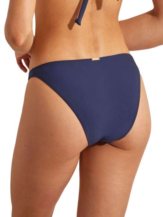 BN207SE Bas maillot slip de bain bikini taille basse BAIKAL Selmark Mare Bleu face