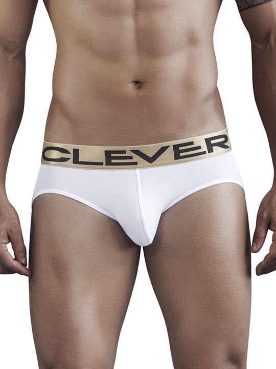 3003 JockStrap Jade Clever Blanc face