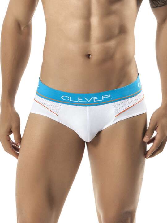 5234 Slip homme Zolo Clever Blanc face