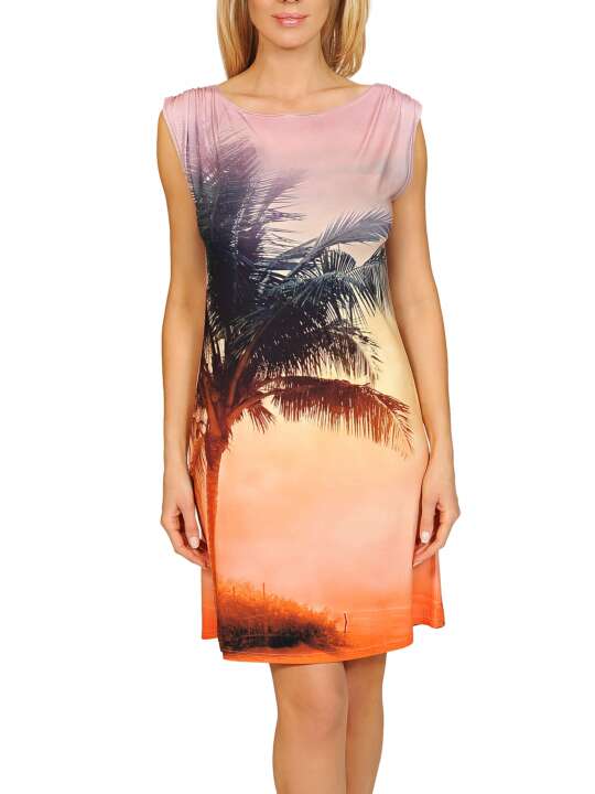 49238 Beach Dress Copacabana Lisca Orange face