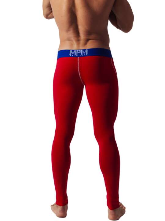 08158 Caleçon Double Seam legging Long John Code22 Rouge face