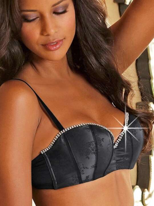 OS185FB Soutien-gorge balconnet Noia Lascana Noir face