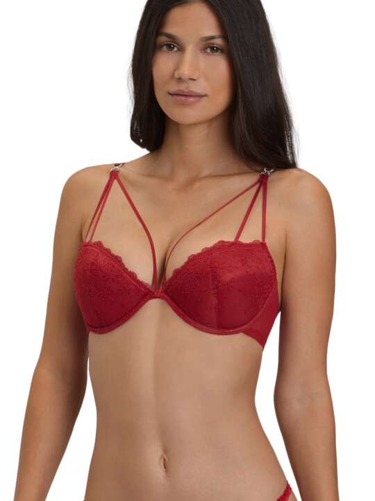 SF60PB Soutien-gorge push-up Loire Lascana Rouge face