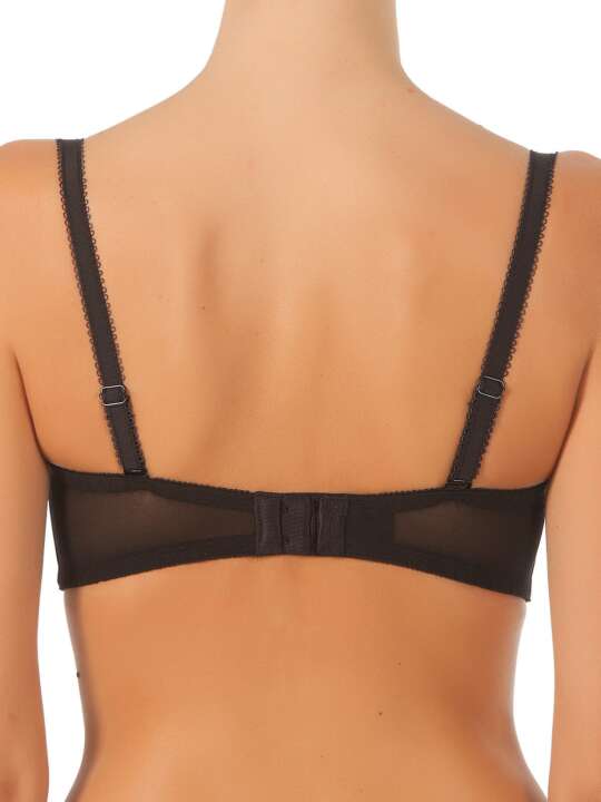 60320 Soutien-gorge balconnet non-préformé Samara Selmark Noir face