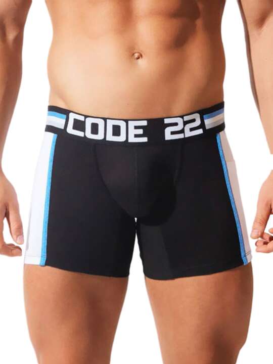 2010 Boxer long Asymmetric sport Code22 Noir face