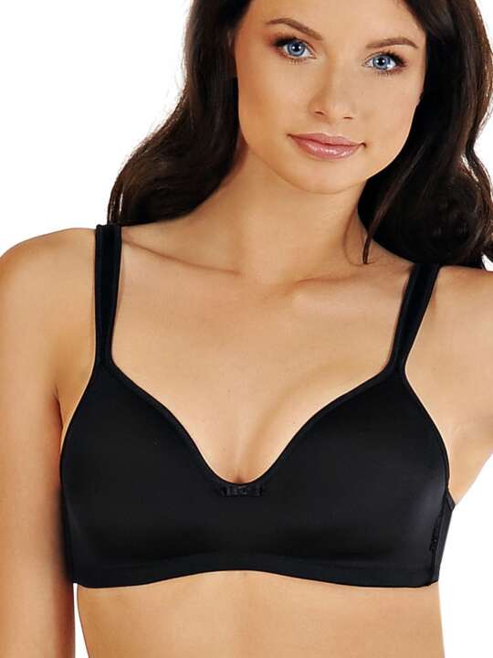 20145 Soutien-gorge sans armatures Victoria Lisca Noir face