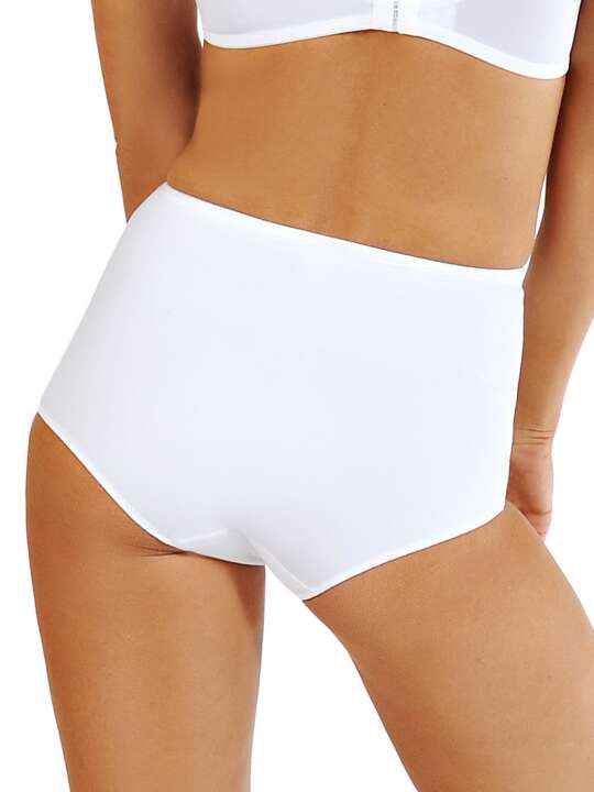 22130L Culotte haute Victoria Lisca Blanc face